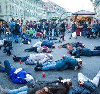 Aktion verfolgung.jetzt 2016 in Bern