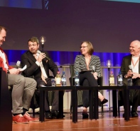 Das Podium am Forum Christlicher Fhrungskrfte 2018