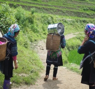 Drei Frauen in Vietnam