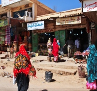 Strasse in Khartum, Sudan