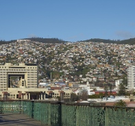 Das nationale Kongressgebude in Valparaiso, Chile