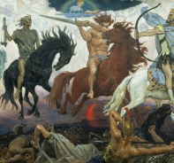 Die vier apokalyptischen Reiter von Viktor Vasnetsov