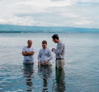 Taufe im Genfersee